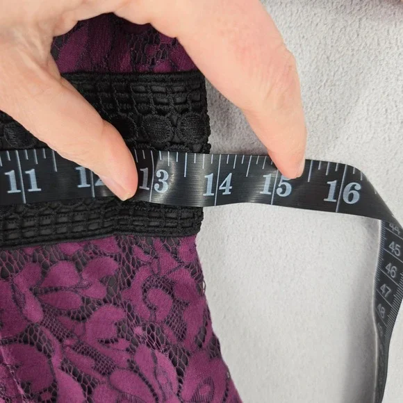 Eliza J Size 6 Fit & Flare Womens Lace Cocktail Party Elegant Evening Dress - Picture 6 of 11